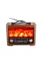 Hsc bilişim klt8912733753684 Taşınabilir Şömine Efektli Bluetooth Hoparlör Fm Radyo Led Işıklı Müzik Çalar 2