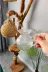 HubbyChef 22BMCYTBG01 6Lı Bambu Servis Tabaklı Çay Kahve Bardağı 150Ml 4
