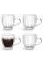 HubbyChef 22CDRBMTBK01 4'lü Bambu Tabaklı Cidarlı Espresso Kahve Bardağı 2