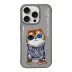 iPhone 16 Pro Max Uyumlu 3D Gözlük Dolar Zincir Köpek Nakış İşlemeli Kabartmalı Cool Glasses Kılıf 1