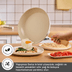 Karaca 000001000016170001 X Refika Swiss Crystal Almond Cream 7 Parça Tencere Ve Tava Seti 4