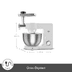 Karaca IOJJIORTHGF Multichef Ultra Kıyma Çekme/sucuk-Sosis/içli Köfte Aparatlı Hamur Yoğurma Makinesi Porcelain White 2000W 7L 2