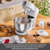 Karaca IOJJIORTHGF Multichef Ultra Kıyma Çekme/sucuk-Sosis/içli Köfte Aparatlı Hamur Yoğurma Makinesi Porcelain White 2000W 7L 4