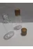 KAYAPETLASTİK KAYAPETPLASTİK73 50 Adet Mini Boş Plastik Mini Şişe ,gold Kapak,şampuan Duş Jeli Saç Kremi Kuaför Malzemesi 2