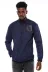 Lacivert Fermuarlı Baskılı Sweatshirt - Wessi 1