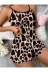 Leopar Desenli Askılı Şortlu Pijama Takımı 1