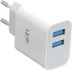 Linktech C206 Çift Usb Çıkışlı 10W 2.1A Şarj Aleti (Başlık) Beyaz 2
