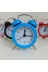 Mirdiya 5654 Beyaz Renk Mini Masaüstü Analog Dekoratif Çalar Saat Masa Saati 3