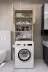 Mirobi MRB-LK-ÇMŞR-MNK-DLB Luka Çamaşır Makinesi Üstü Çok Amaçlı Banyo Dolabı Kapaklı Ve Raflı, Depolama Alanı, Çam 4