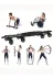 MultiFlexPro 6in1 Fitnes Aleti Çok Fonksiyonlu Fitnes Egzersiz Tekerleği Ab Wheel Roller Karın Kası Göğüs Şekillendirme Spor Aleti 1