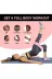 MultiFlexPro MFPDDB 3 Lü Fitness Aerobik Pilates Squat Lastiği Kalça Ve Bacak Güçlendirici Dokuma Direnç Bandı 4