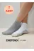 NF ND ENEFENDİ YOGAEKO 2 Çift Kaydırmaz Unisex Yoga, Pilates, Tavaf Çorabı | Spor Patik Çorap Beyaz|Gri 36-40 1