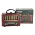 Orta Boy Retro Ahşap Tasarım Bluetooth Hoparlörlü Radyo – FM/AM Destekli, Şarjlı ve Taşınabiliri Radyo NS-6636 (4745) 3