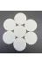PRİVATE 8691739321500 500 Adet Tek Kullanımlık Beyaz Desenli Kağıt Bardak Altlığı 80 Mm 3
