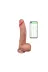 Red Fox PT-DVXD910 Telefon Kontrollü Hareketli Gerçekçi Dildo Vibratör Esmer 1