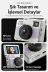 Retro Mini Dijital Kamera 1080P 1.47 İnç Flip Ekranlı Flaşlı Selfie Vlog Kamerası 4GB SD Hediyeli Mor 2