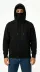 Samuray Ninja Çift Kapüşonlu ZIP Fermuarlı Kanguru Cepli Tam Fermuarlı Hoodie Sweatshirt - Siyah 2