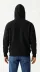 Samuray Ninja Çift Kapüşonlu ZIP Fermuarlı Kanguru Cepli Tam Fermuarlı Hoodie Sweatshirt - Siyah 3
