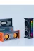 Şeffaf Mecha Müzik Tws Stereo Rgb İşıklı Hoparlör Kablosuz Bluetooth 5.0 Taşınabilir Hoparlör V9 1
