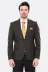 Sivri Yaka Tek Düğme Haki Slim Fit Ceket | Wessi 4