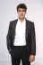 Slim Fit Desenli Kahverengi Erkek Ceket - Wessi 1