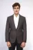 Slim Fit Desenli Kahverengi Erkek Ceket - Wessi 4
