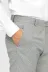 Slim Fit Kareli Kumaş Gri Erkek Pantolon - Wessi 2