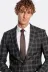 Slim Fit Sivri Yaka Siyah Erkek Ceket - Wessi 2