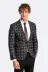 Slim Fit Sivri Yaka Siyah Erkek Ceket - Wessi 4