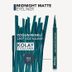 ST23060115 Flormar No:004 Green Matte Ekstra Mat Bitişli Yoğun Siyah Esnek Keçe Uçlu Kalem Eyeliner 4