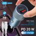 Subzero Cr94 20W 3.4A Hızlı Pd+Usb Çıkışlı Type-C Araç İçi Şarj Aleti Cihazı 1