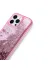Techaks T35539-TCHS Iphone 12 Pro Kılıf Sıvılı Simli Şeffaf Arka Yüzey Zore Keto Silikon Kapak - Mor 4