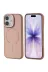 Techaks T40158-TCHS Iphone 17 Kılıf M-Safe Şarj Özellikli Kamera Standlı Tchs Notron Kapak - Gri 2