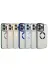 Techaks TCHS-24606 Iphone 14 Pro Kılıf Kamera Lens Korumalı Kenarları Renkli Logo Gösteren Omega Kapak-Derin Mor 2