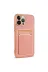 Techaks TCHS-24660 Iphone 12 Pro Uyumlu Zore Bark Kartlıklı Kılıf-Lila 3