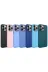 Techaks TCHS-25091 Iphone 13 Pro Max Uyumlu Metal Çerçeve Ve Buton Tasarımlı Silikon Zore Luna Kılıf-Lacivert 2