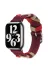 Techaks TCHS-30698 Watch 44Mm Uyumlu Clo- Krd-97 Sarmal Örgü Tasarımlı Kordon-Kırmızı 2