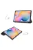 Techaks TCHS14845 Galaxy Tab S7 Plus T970  Uyumlu Zore Smart Cover Standlı 1-1 Kılıf-Pembe 3