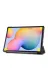 Techaks TCHS14845 Galaxy Tab S7 Plus T970  Uyumlu Zore Smart Cover Standlı 1-1 Kılıf-Pembe 4