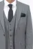 Tek Düğmeli Slim Fit Gri Yelekli Erkek Takım Elbise - Wessi 2
