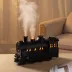 Tren Şekilli Buhar Difüzörü 300ML LED Alevli Gece Lambası 1
