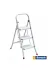 TUBA TOPTAŞ TBTŞ_CLZ202-1170 Mey İthalat® Saraylı Pratik Metal Merdiven Beyaz 3 Basamaklı 1