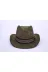 twingold AB01007.013 İsme Özel Süet Kovboy Fötr Şapka - Ab01007 - Haki 2