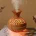 Ultrasonik Hava Nemlendirici Buhar Makinesi 300Ml LED Işıklı Aroma Difüzörü Ahşap Görünüm 2