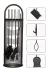 WOODSHUT SGSS-38024 5 Li Lüx Ithal İnox Standlı Şömine - Soba Maşa Takımı Aksesuar Seti 3
