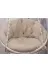 WOODSHUT TYC00680203094 Makrome Salıncak Yastığı Minder Seti (Oturma Sirt Dayama) Bej 1