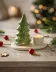 Yılbaşı Temalı Seramik Tealight Mumluk 1