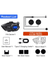 YNT İthalat EM-Y5X Y5X Rgb Işıklı Intercom 5 Kişi Bağlantılı 1000Mah Motosiklet Bluetooth Kulaklık Seti 4