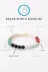 Zamansız Moda BS-ABDT-YB-00880 Başak Burcu Taşlarından Oluşan Doğal Taş Bileklik 8 Mm Küre Kesim - Burç Bilekliği 1