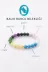 Zamansız Moda BSY-ABDT-020881 Balık Burcu Taşlarından Oluşan Doğal Taş Bileklik 8 Mm Küre Kesim - Burç Bilekliği 1